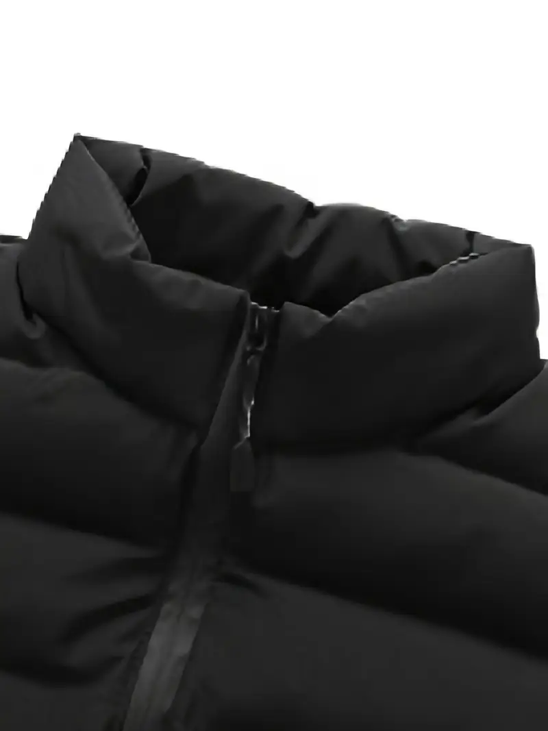 jaqueta Mutum Bobojaco com Ziper e Bolsos Quente Grossa Toca Removível Para o Inverno 2025-Queima De Estoque