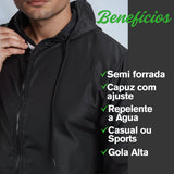 Corta Vento Plus Size Jaqueta Masculina Impermeável Premium do G1 ao G4