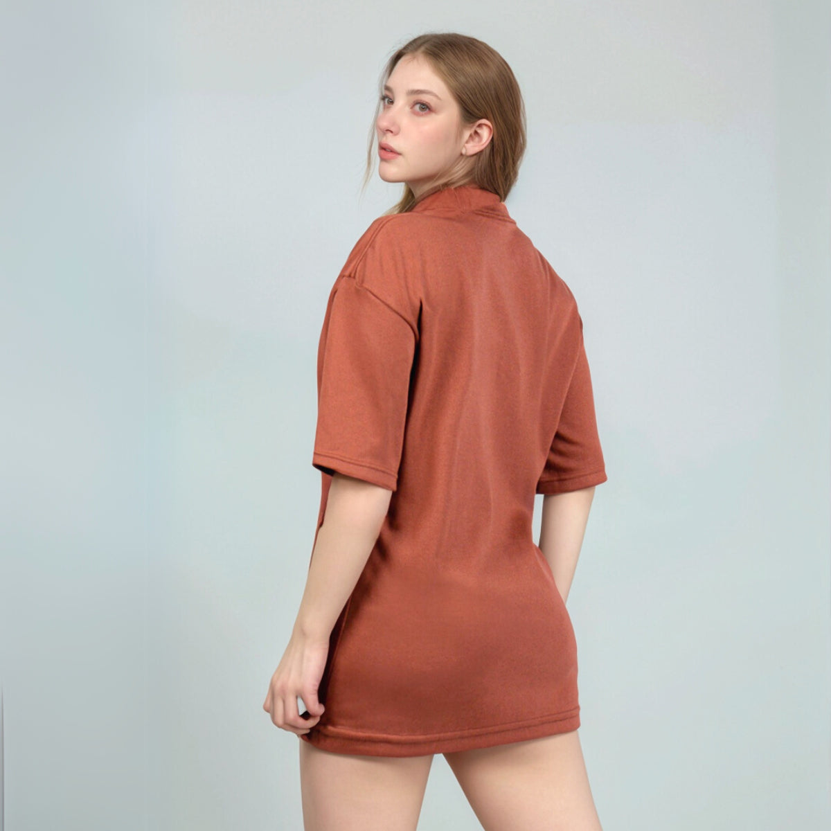 Mutum Blusa Oversized Feminina Fitness Academia Treino e Dia a Dia