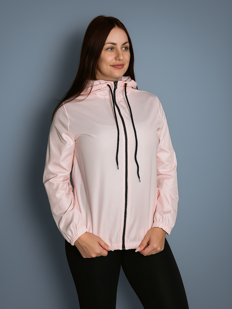 Jaqueta Corta Vento Feminino Leve Resistente A Agua