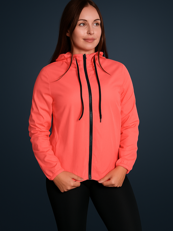 Jaqueta Corta Vento Feminino Leve Resistente A Agua
