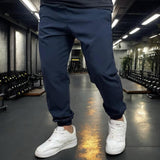 Calça Elastano/Tactel Jogger Masculina Esportiva Bolsos Laterais