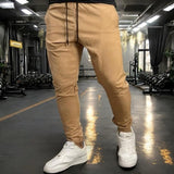Calça Elastano/Tactel Jogger Masculina Esportiva Bolsos Laterais