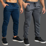 Kit C/2 Calça Moletom Masculina Inverno Academia Flanelada Peluciada Frio