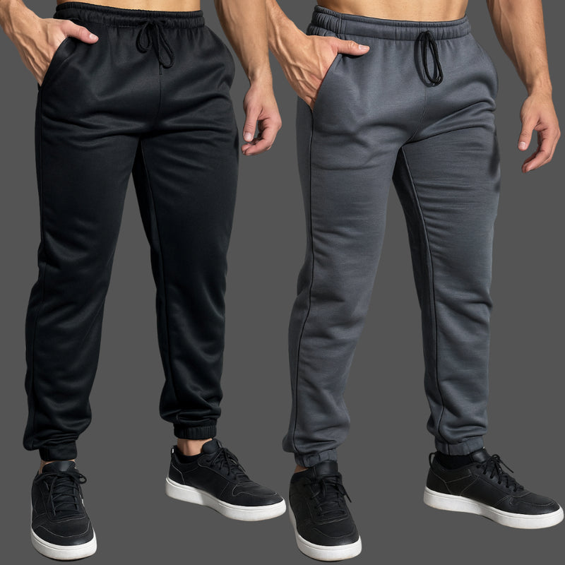Calça Moletom Masculina Inverno Academia Flanelada Peluciada Frio Inverno