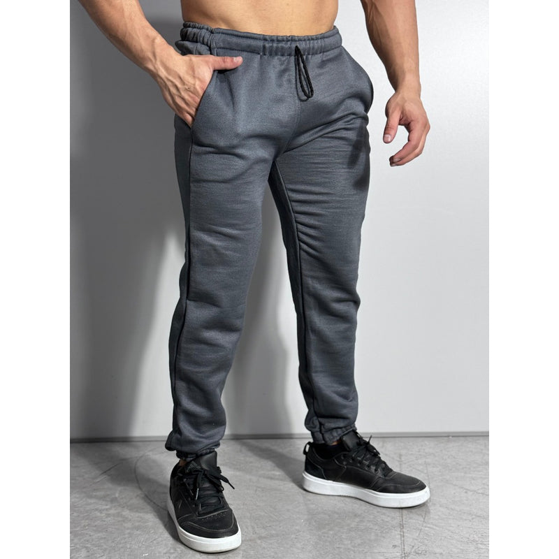 Calça Moletom Masculina Inverno Academia Flanelada Peluciada Frio Inverno