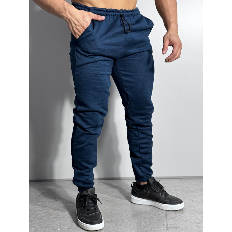 Calça Moletom Masculina Inverno Academia Flanelada Peluciada Frio Inverno